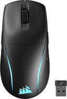 "Corsair M75" belaidė RGB lengva FPS žaidimų pelė - 26 000 DPI - keičiami šoniniai mygtukai - suderinama su "iCUE" - PC - juoda