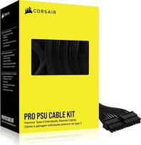 "Corsair" "Premium" 5 tipo maitinimo šaltinio kabelis su vienu apvalkalu - "Pro Kit" - juodas