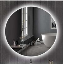 "CustomGlass" 60 cm apvalus LED šviečiantis vonios veidrodis - įvairūs dydžiai
