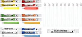 "Cyalume SnapLight" šviečiančios lazdelės, 15 cm, 12 vnt., baltos spalvos (10 vnt.) - šviečiančios lazdelės su kabliuku gale - itin ryškios šviesos lazdelės, šviečiančios 8 valandas