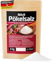 "D&O Nature Products" Džiovinimo druska 2 kg, nitritinė džiovinimo druska, skirta sausam ir drėgnam džiovinimui, 0,4-0,5 % natrio nitrito, skirta kumpiui, mėsai, dešroms, Kassler ir kt., smulki NPS druska (2000 g)