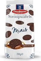 "Daelmans Stroopwafels" - Mini šokoladiniai vafliai - 25 x 8 g apatiniame maišelyje - "Autentische Dutch Caramel Waffle" - "Stroopwafels