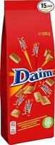 "Daim" šokoladiniai saldainiai 15 x 200 g - traški migdolų karamelė, įvyniota į geriausią pienišką šokoladą - unikaliai skanūs švediški saldainiai, pagaminti iš natūralių ingredientų