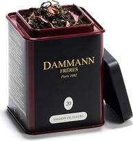 "Dammann Passion de Fleurs 20" baltoji arbata su švelniu rožių, abrikosų ir pasiflorų aromatu, 60 g, Dammann Frères