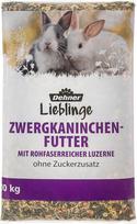 "Dehner Lieblinge" pašaras graužikams, nykštukinių triušių pašaras, su žalios ląstelienos turtinga liucerna, 10 kg
