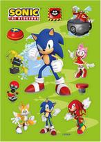 "Dekora", "Sonic" valgomasis keksiukas, išpjaustytas vaflinis keksiukas "Indeco", vaikų gimtadienio valgomasis popierinis torto papuošimas "Sonic