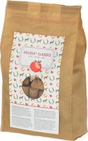 "Delizia Classic Reward Cube", maistas žirgams, papildomas pašaras, 1 kg maišelis, obuolys, žirgai, mineralai, vitaminai