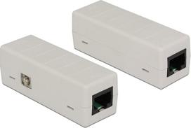 "DeLOCK" 62619 RJ-45 RJ-45 pilkos spalvos kabelio sąsajos ir lyties adapteris 62619, RJ-45, RJ-45, pilkos spalvos