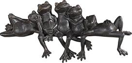 "Design Toscano" NY1435700 "Lazy Daze Knot of Frogs" palangės sėdynės