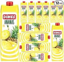 "Dimes" vaisių sultys su ananasų skoniu, 1000 ml x 12 vnt. su "Pufai Grocery",
