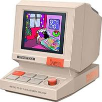 "Divoom MiniToo" retro kompiuterio "Bluetooth" garsiakalbis su pikselių ekranu, "pasidaryk pats" pikselių dizainas, "Bluetooth" ir USB garsas, balto triukšmo žadintuvas - stalo biuro žaidimų dovana
