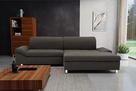 "Domo Collection Mika" kampinė sofa, miego funkcija - lovos dėžė