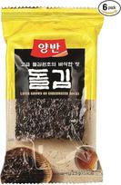 "Dongwon" jūros dumbliai skrudinti su prieskoniais Iš viso 48 atskiros pakuotės (6 x 8 x 3,5 g pakuotė)