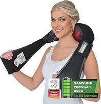 "Donnerberg®" originalus kaklo masažuoklis Belaidis Miuncheno "Samsung" akumuliatoriaus masažuoklis + efektyvi vibracija 4D Shiatsu masažas Pečių kaklo patvari baterija