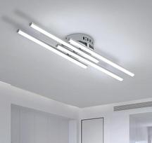 "Dorlink" LED lubų šviestuvas, virtuvės lubų šviestuvas, miegamojo lubų šviestuvas, 24 W 1920 LM lubų šviestuvas, gyvenamasis kambarys, 6500 K šaltai balta, 4 LED, tinka miegamajam, valgomajam stalui, prieškambario šviestuvui, luboms, balkonui, skersmuo 5