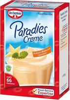 "Dr. Oetker Professional" persikų ir pasiflorų vaisių desertinis kremas desertiniams milteliams, 1 kg pakuotė