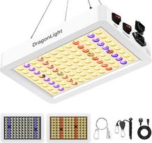 "DragonLight BW1000" augalų lempa LED viso spektro su UV IR, dvigubo lusto LED auginimo lempa su 3 metrų kabeliu, skirta šiltnamiams ir kambariniams augalams, daržovėms ir gėlėms auginti