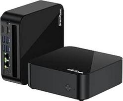 "DreamQuest" mini kompiuteris "Windows 11 Pro" AMD Ryzen 5 7430U (6C/12T, iki 4,3 GHz) 16GB DDR4 512GB M.2 SSD mikro stalinis kompiuteris su dvigubu C tipo + HDMI 2.1/LAN/BT 5.3/WiFi 6/4xUSB3.2, skirtas mažiems biuro kompiuteriams