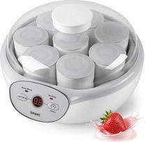 "Duronic" elektrinis jogurto gaminimo aparatas YM2 Yogurt Machine - skaitmeninis ekranas 8 keraminis indas - puikiai tinka šviežiam ir sveikam natūraliam jogurtui gaminti namuose