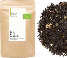 "Earl Grey Vanilla", ekologiška aukščiausios kokybės juodoji arbata, rafinuota su Burbono vanile ir bergamočių aliejumi, 100 g, birus, išskirtinė arbata