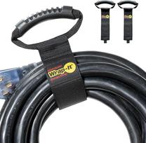 "Easy-Carry Wrap-It" saugojimo dirželiai (saugojimo dirželiai) - 558 mm (2 vnt.) - kabliukų ir kilpų kabliukų ir kilpų organizatorius baseino žarnoms, virvėms, kabeliams, laidams ir daugybei kitų dalykų