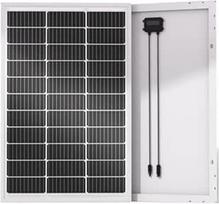 "ECO-WORTHY" 100 W saulės kolektorių monokristalinė saulės baterija, 12 V saulės modulis su aliuminio rėmeliu, tinka 12 V akumuliatoriams Valtis, namelis ant ratų, sodo namelis, namas