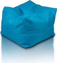 "Ecopuf Ottomana Bean Bag" lauko poliesterio vandeniui atsparus nuimamas pupelių maišas su polistireno rutuliukais