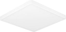 "EGLO Fueva" 6 LED lubų šviestuvas, apvalus vonios kambario lubų šviestuvas, vonios kambario lubų šviestuvas, pagamintas iš baltos ir juodos spalvų plastiko, lubų apšvietimas, šilta balta / šalta balta, IP44, skersmuo 28 cm