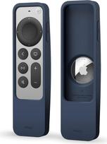 "elago R5 Locator Case" dėklas, suderinamas su "Apple TV 4K Siri" nuotolinio valdymo pulteliu, 3 kartos (2022) ir 2 kartos (2021) bei suderinamas su "Apple AirTag" (Jean Indigo)