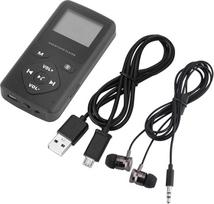"Elprico" nešiojamas radijo imtuvas, DAB DAB+ kišeninis radijo imtuvas su LCD ekranu, "Bluetooth" MP3 grotuvas su ausinėmis, skirtas vaikščioti, bėgioti