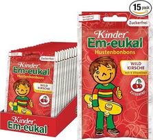 "Em-eukal" vaikiška 15 vnt. pakuotė be cukraus (15 x 75 g)