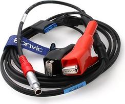 "Eonvic" 12 V išorinis nuolatinės srovės maitinimo kabelis "GPS Hiper Lite", skirtas "Top-con" GPS imtuvui "HiPer V/HiPer Lite/Lite Plus/GB500GB1000GB/GR-3
