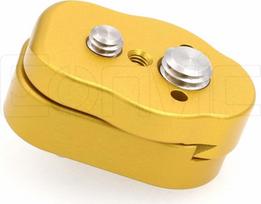 "Eonvic" 3/8 colių varžtai "Mini Quick Release Plate Lock Mount", skirti ARRI raudonojo fotoaparato monitoriaus fotoaparato trikojui LCD monitoriaus stebuklinga ranka (geltona)
