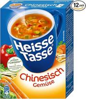 "Erasco Heisse Tasse" kiniška daržovių sriuba, 12 vnt. (12 x 450 ml maišelių)