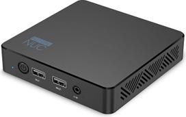 "Essential Mini PC" - "Intel N150 Quad-Core" 3,6 GHz - 16GB DDR5 RAM, 256GB SSD - "Windows 11 Pro" - 2X HDMI 2.1 - WLAN 6E - itin kompaktiškas