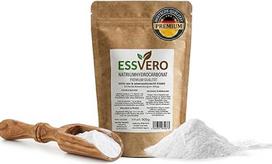 "Essvero" natrio buronas 900 g gryno maistinio natrio vandenilio karbonato (E500ii) - universali priemonė kepimui, valymui ir kūno priežiūrai, smulkiai supilta į miltelius, be priedų ir sandariai uždaroma
