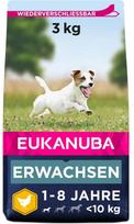 "Eukanuba" mažų veislių šunų ėdalas "Premium Dry Fresh Chicken" - įvairaus amžiaus šunims, 3 kg