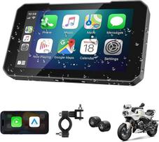 "EZoneTronics" motociklų navigacijos "Carplay" ekranas, motociklų navigacijos įrenginiai su belaidžiu "CarPlay" ir "Android Car", 5 colių IP67 vandeniui atsparus motociklų ekranas su BT, TPMS, GPS navigacija, balsu