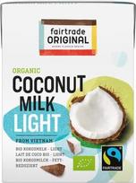 "Fairtrade Original" ekologiškas kokosų pienas "Light", 200 ml