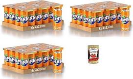 "Fanta Original Taste" - 72 x 330 ml skardinės su itališkomis apelsinų sultimis, be konservantų, 100 % perdirbamos, gaivaus skonio, putojantis gaivusis gėrimas + itališka gurmaniška polpa 400 g