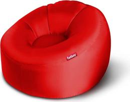 "Fatboy® Blow Up Chair Lamzac O" - pripučiama sofa suaugusiesiems ir vaikams - pripučiama sofa - pripučiama kėdė - 110 x 103 x 62 cm - nereikia pompos - tinka naudoti patalpose ir lauke, raudona