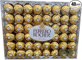 "Ferrero Rocher" šokoladiniai saldainiai 48 vnt., 600 g