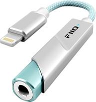 "FiiO KA11 Lightning to 3.5mm Audio Adapter", 32bit/384KHz, "Lightning to 3.5mm USB Dongle", "Android/iOS/Windows/Mac" HiFi DAC stiprintuvas (sidabrinis, LT)