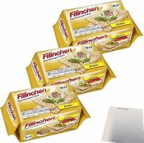"Filinchen" ekologiški speltų traškučiai 3 pakuotės (3 x 75 g pakuotė) + usy Block