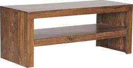 "FineBuy" kavos staliukas iš medžio masyvo 110 x 45 cm medžio masyvo kavos staliukas