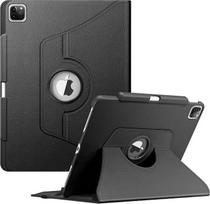 "Fintie" dėklas "iPad Pro" 12,9 colių 6 kartos 2022 / "iPad Pro" 12,9 2021/2020/2018 su rašiklio laikikliu - apsauginis dangtelis su 360 laipsnių pasukamu stovu ir automatinio užmigimo / pabudimo funkcija, (juodas)