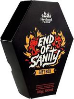 "Fireland Foods" - "End of Sanity Sauce" padažas kolekcininkams su karstu, lipduku ir tatuiruote - "Chill" padažas su "Carolina Reaper" aitriosiomis paprikomis - aštrus padažas be ekstrakto - 100 ml