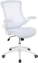 "Flash Furniture" biuro kėdė su aukštu atlošu, ergonomiška sukamoji kėdė su atlenkiamais porankiais ir reguliuojamu galvos atlošu
