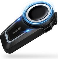 "Fodsports FX7" ausinės motociklui, "Bluetooth" tinklinis domofonas iki 10 motociklų, dvigubas lustas garso daugiafunkciškumui, CVC ir ENC triukšmo slopinimas, atsparus vandeniui, IP67, pakuotė 1