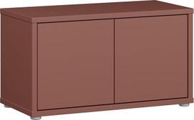 "Forte Alice Springs" 70 80 80 2 durų modernus minimalistinis medžio kompozito prieškambario miegamasis Terakotos suolas 74,5 cm pločio x 41,5 cm aukščio x 34,9 cm gylio